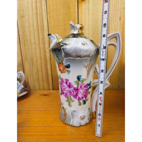 RARE Vintage Limoges Porcelain Tea Set - Picture 3 of 16